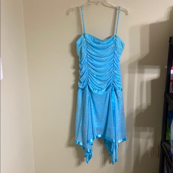 light blue dress size 18